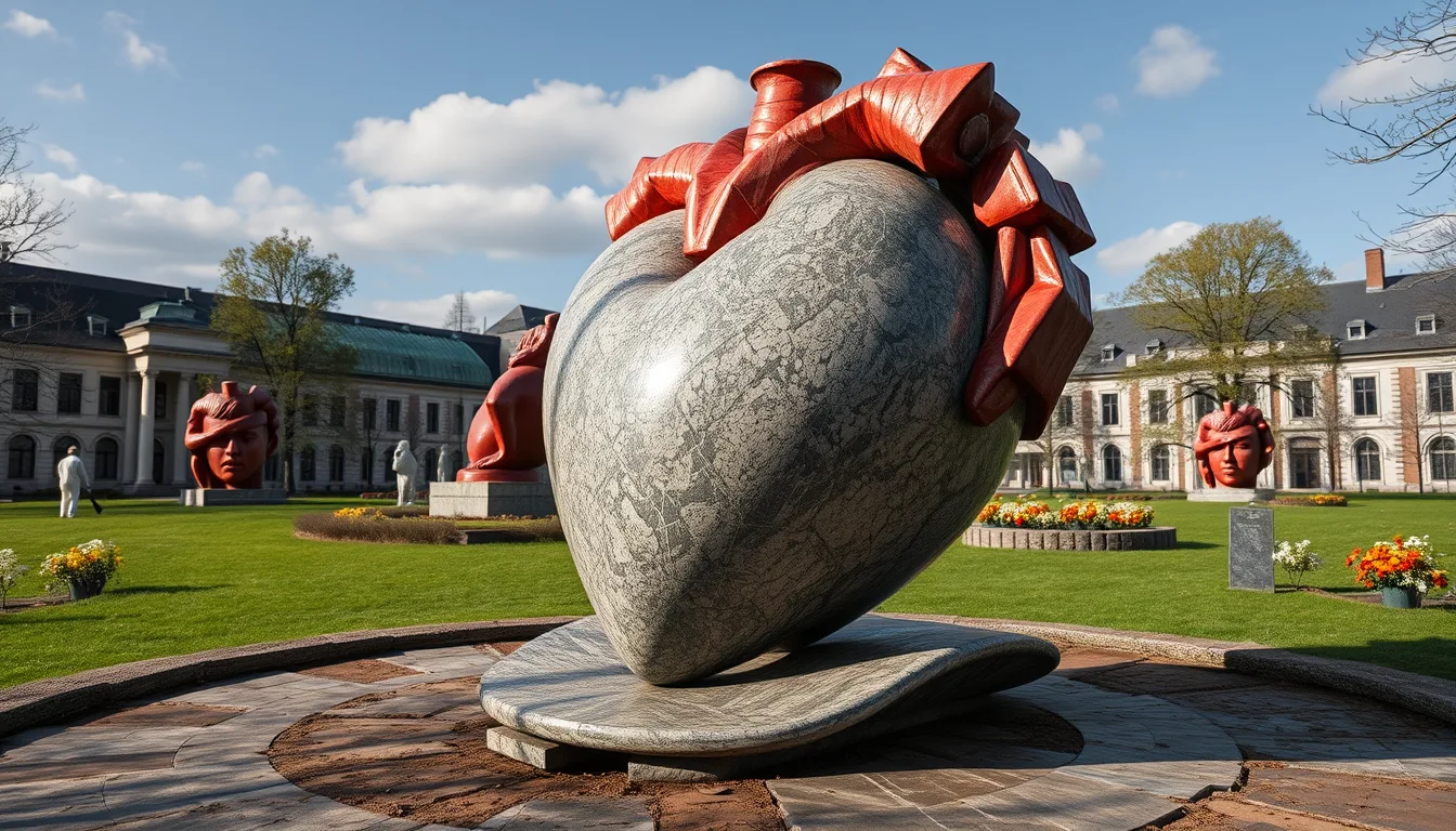 Sculpture for: I box my heart in compassion
