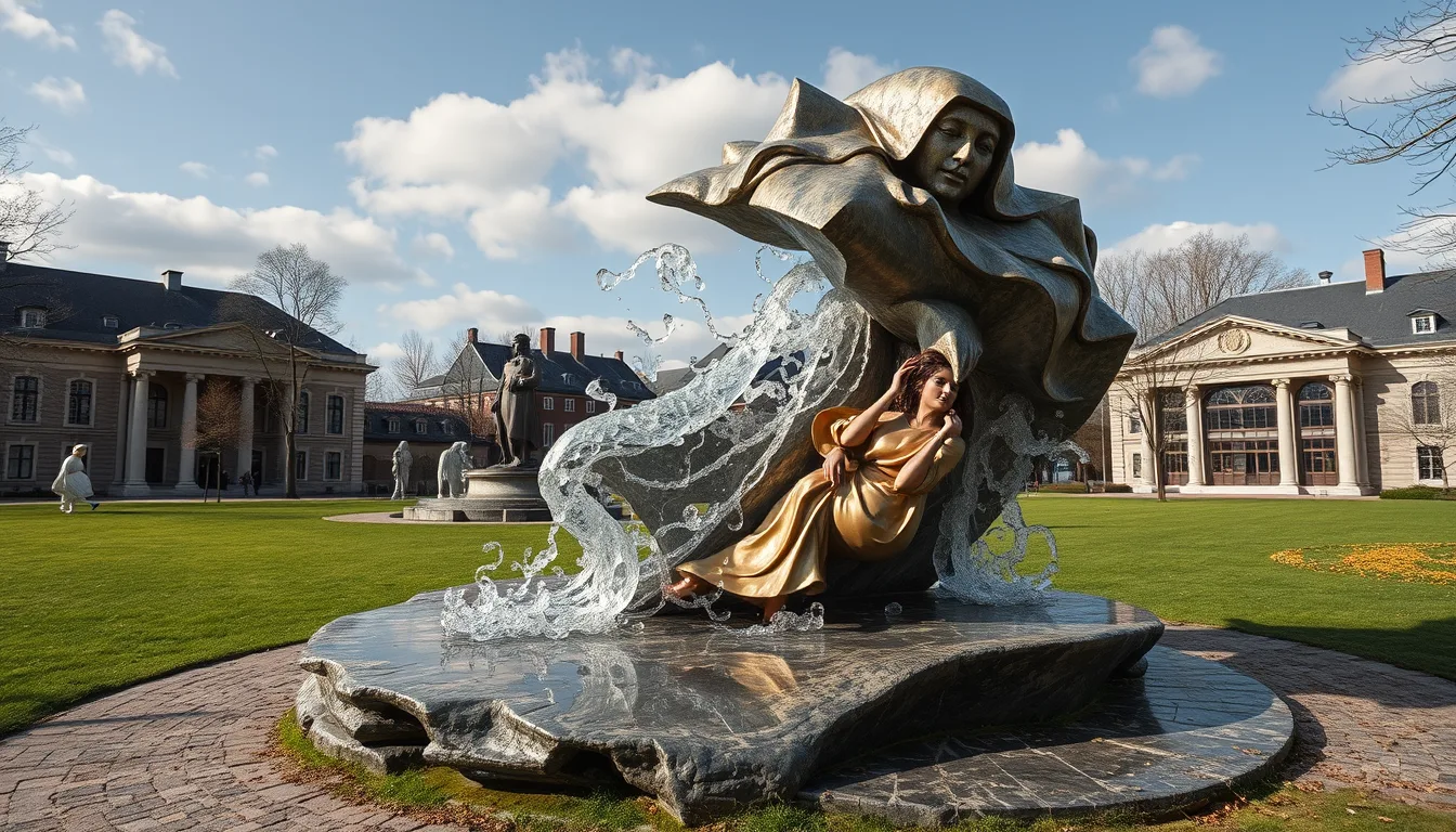 Sculpture for: When at least the suffering will be speakable