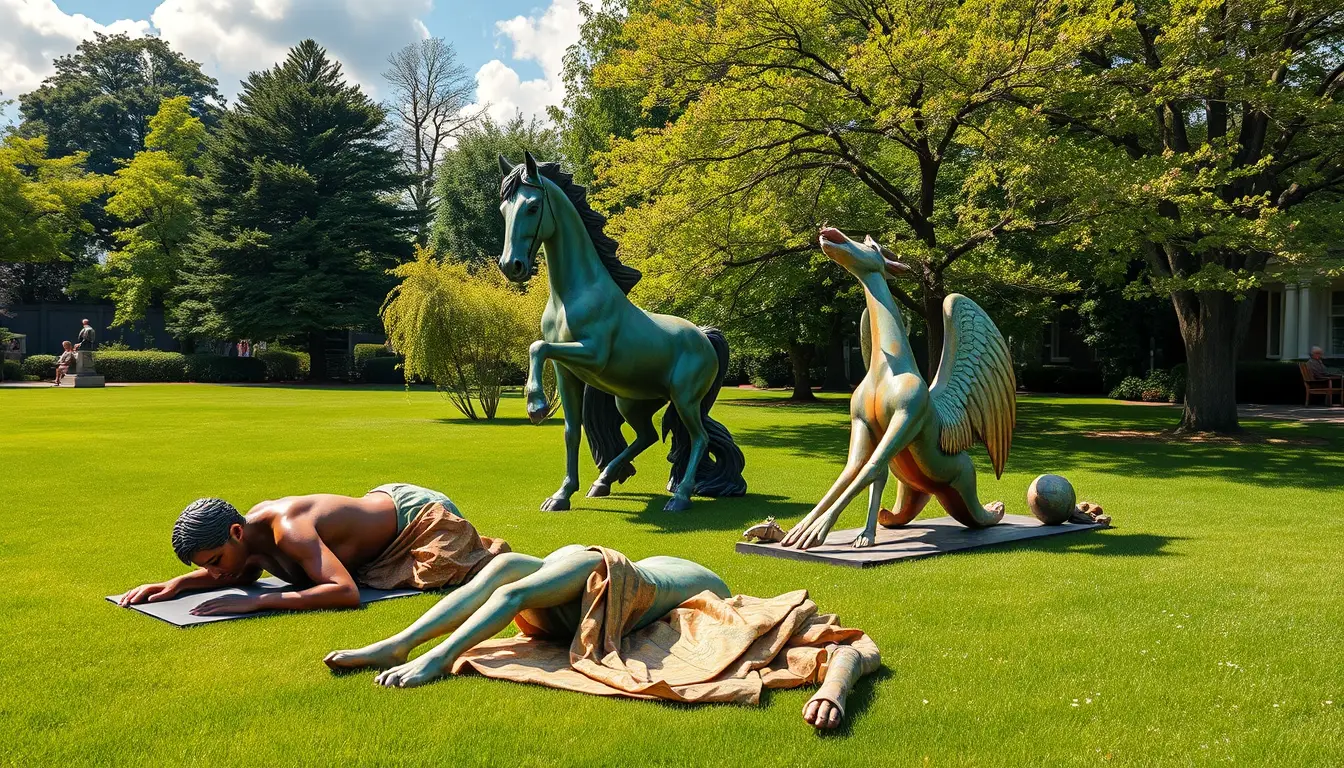Sculpture for: The music stopped / As sounds of Nature emerge