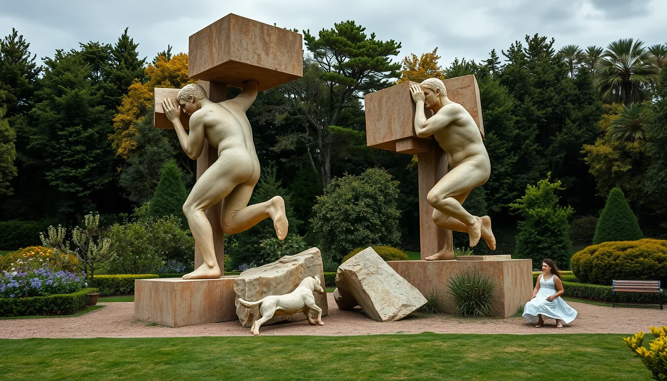 Sculpture for: The energy needed / For the betterment of Time / Or to outrun it