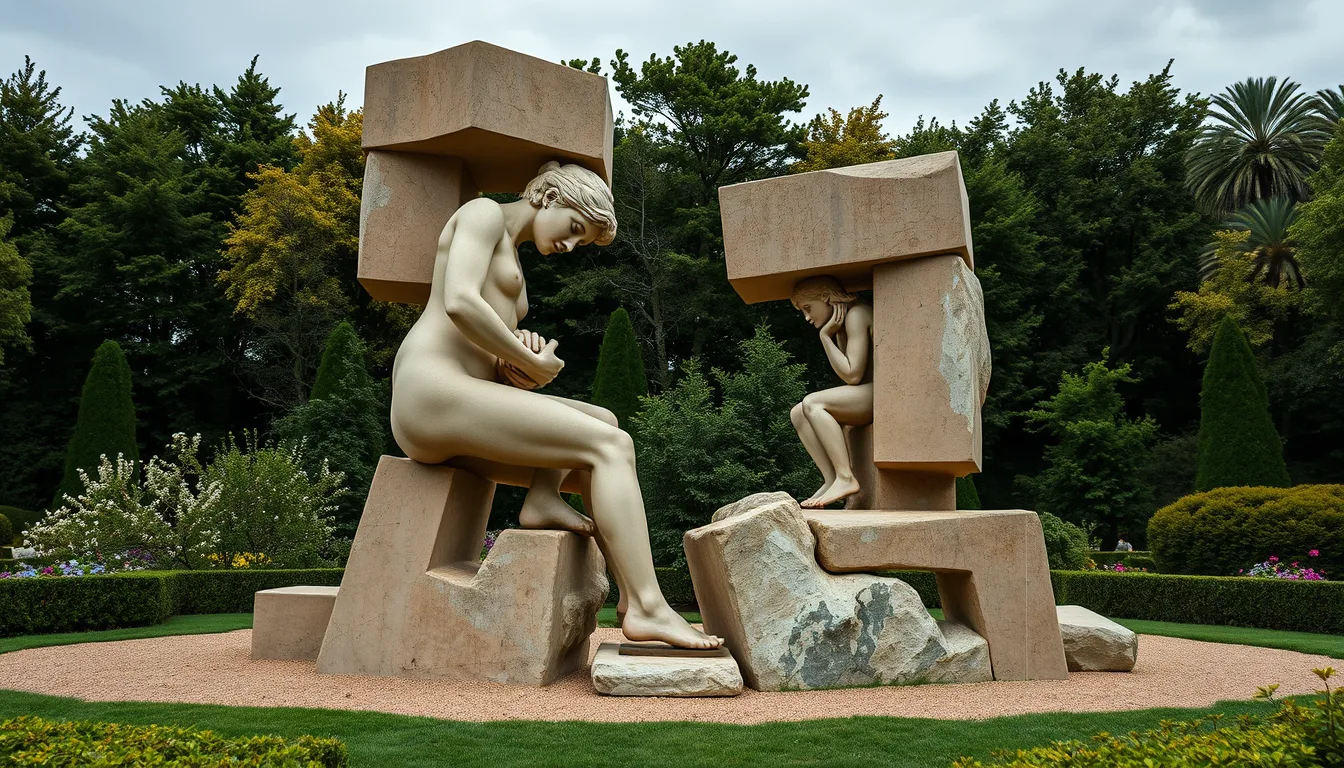 Sculpture for: If my friend the Muse could give birth / To an age