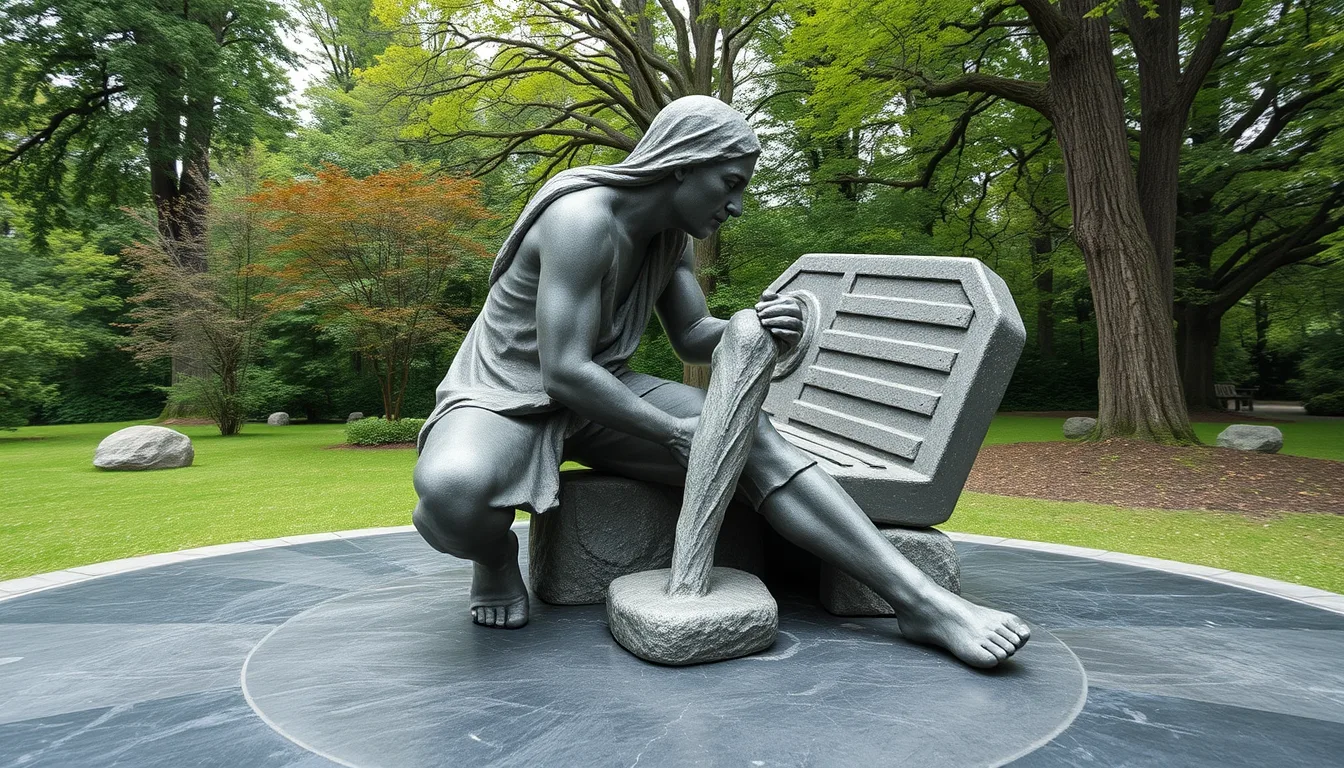 Sculpture for: Who has just arrived? / Again? / As usual?