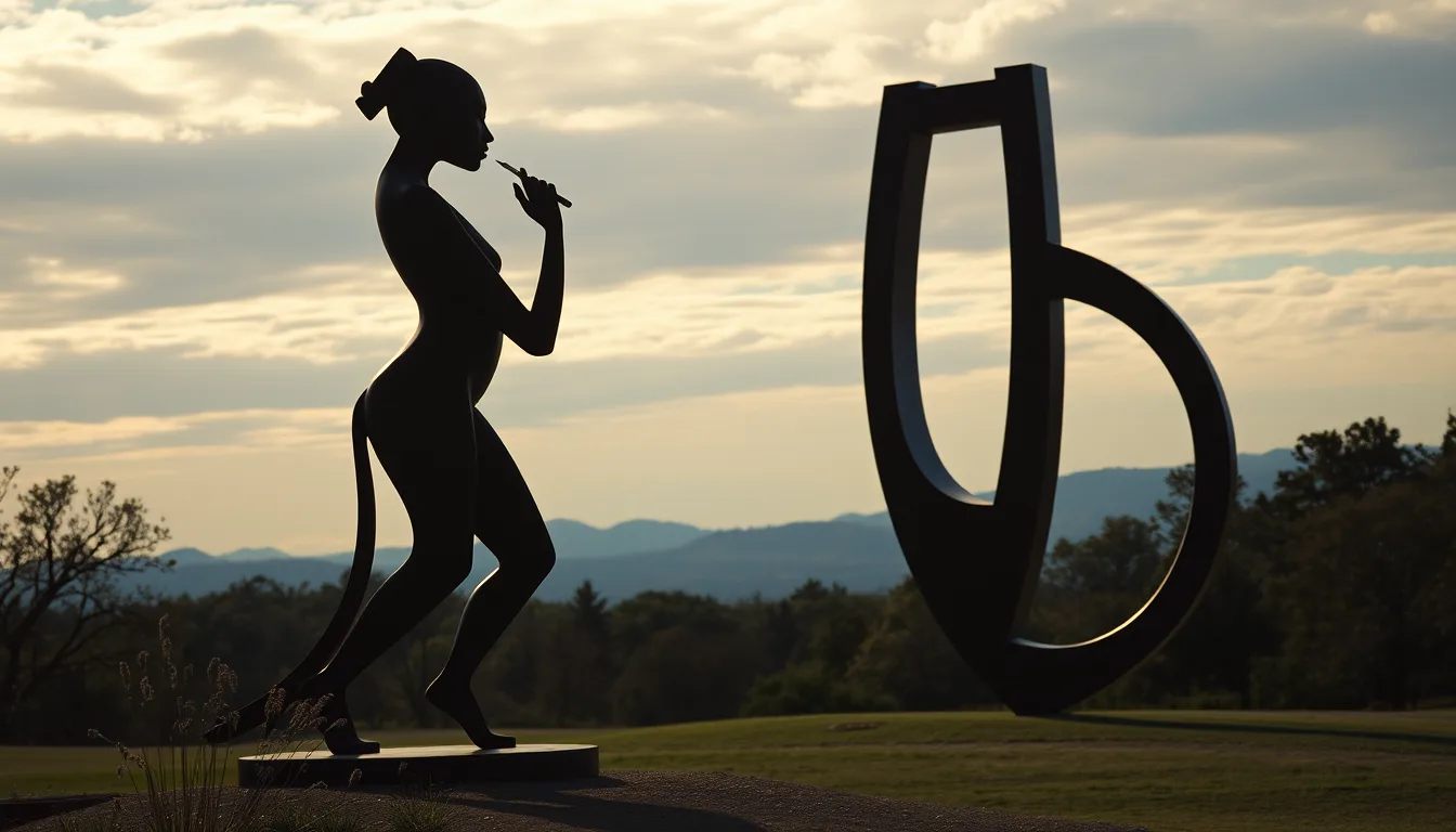 Sculpture for: To sing without shame / To leap past my shadow