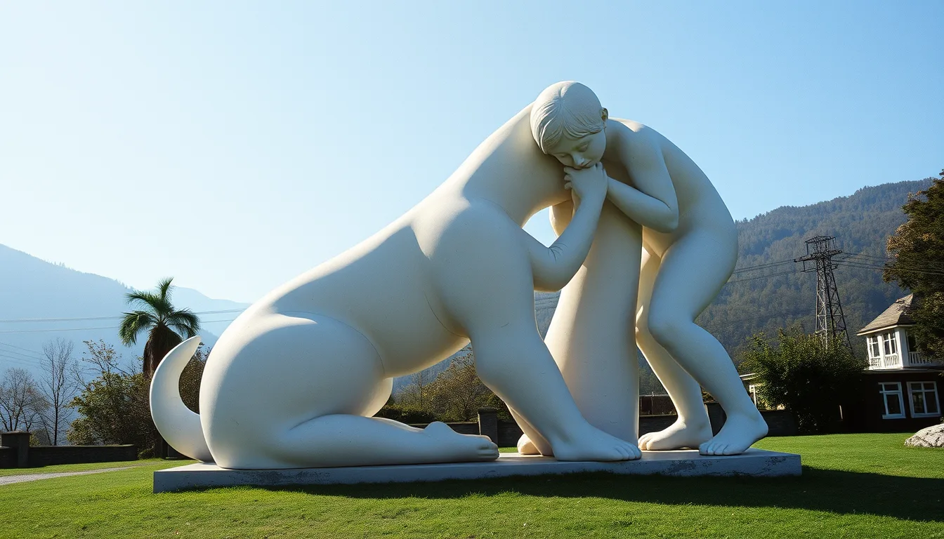 Sculpture for: Each new first moment / Growing three times